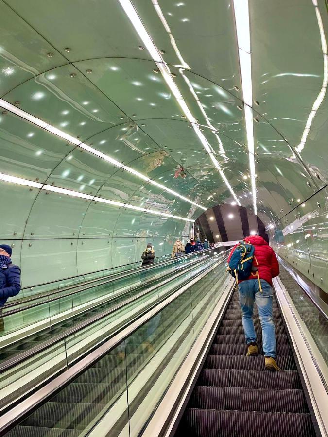 Super Apartament Green Rondo Onz Metro Nowe Wifi 300 Mb/S Aircondition Netflix Spotify Warsaw Luaran gambar