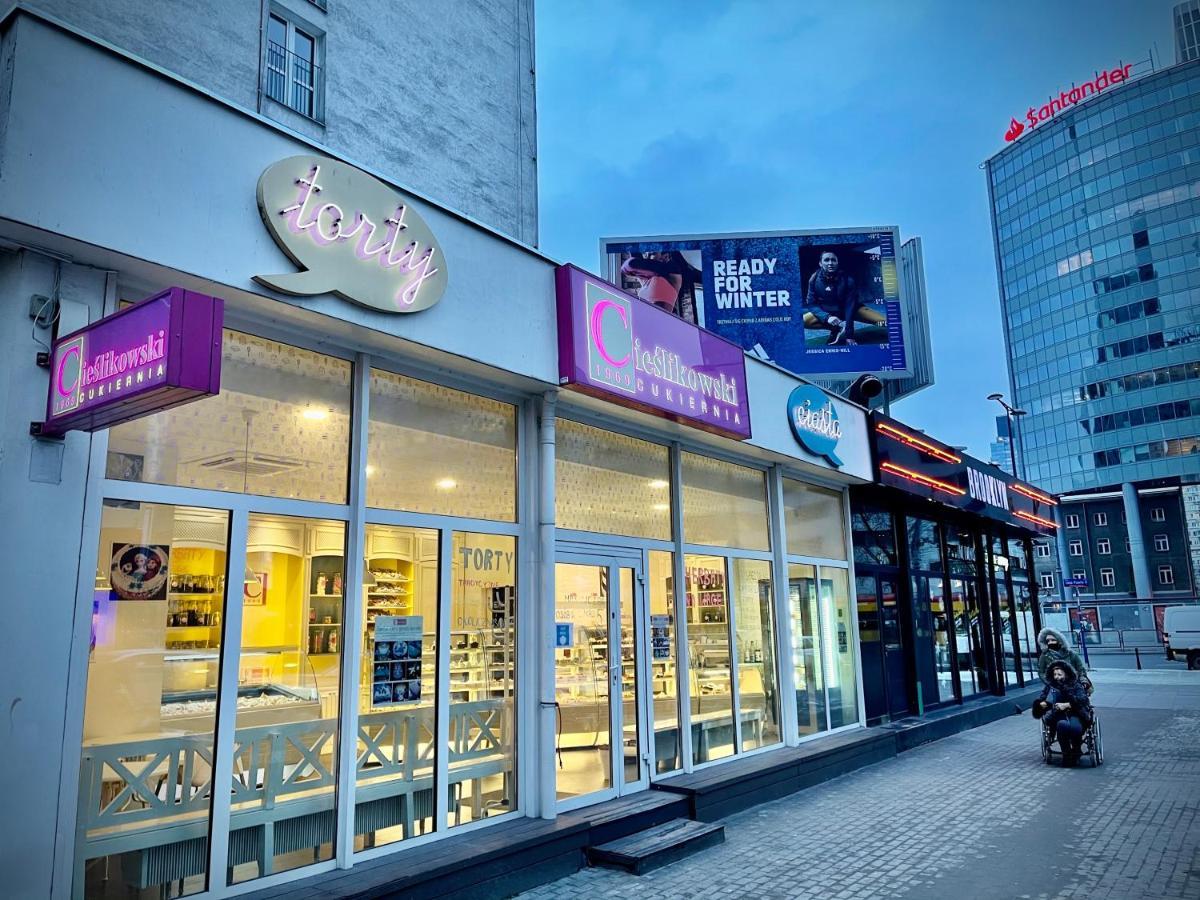 Super Apartament Green Rondo Onz Metro Nowe Wifi 300 Mb/S Aircondition Netflix Spotify Warsaw Luaran gambar