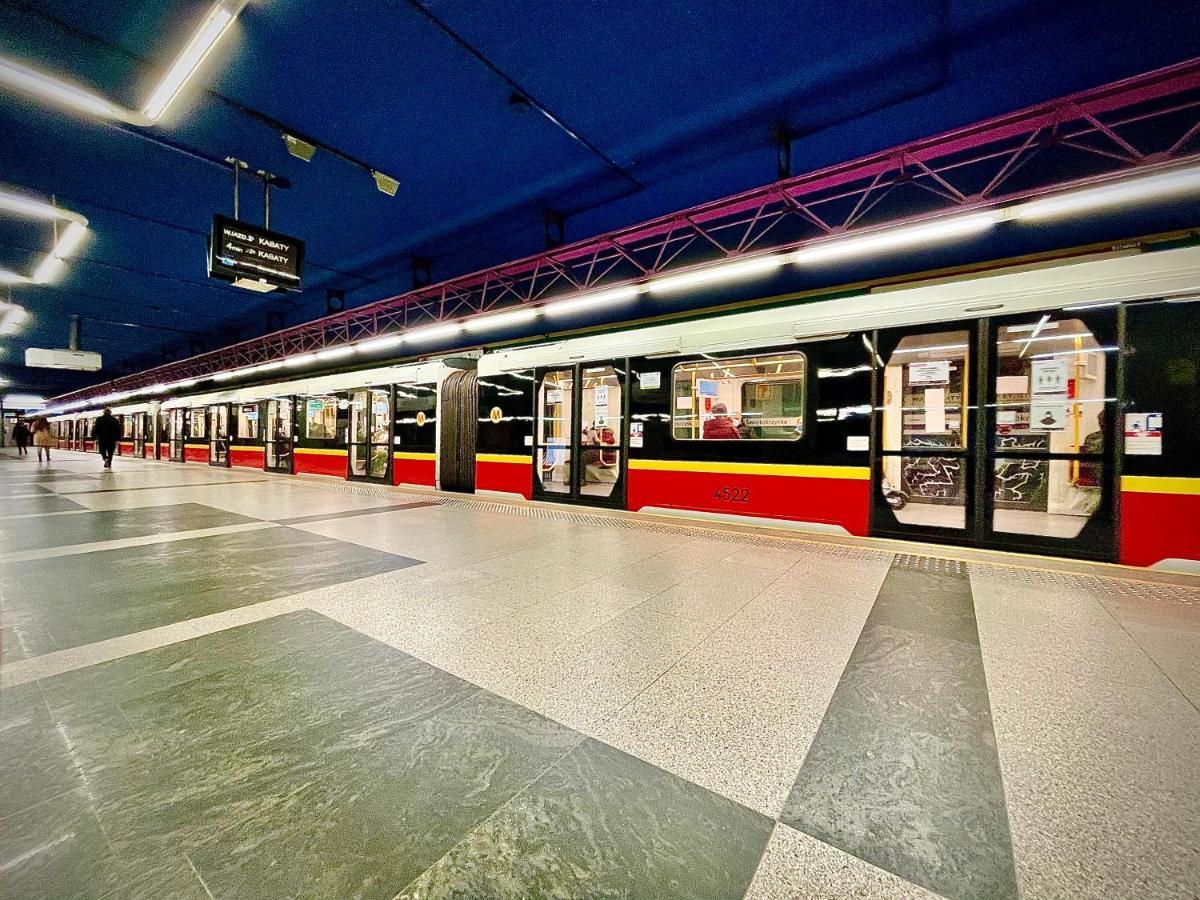 Super Apartament Green Rondo Onz Metro Nowe Wifi 300 Mb/S Aircondition Netflix Spotify Warsaw Luaran gambar