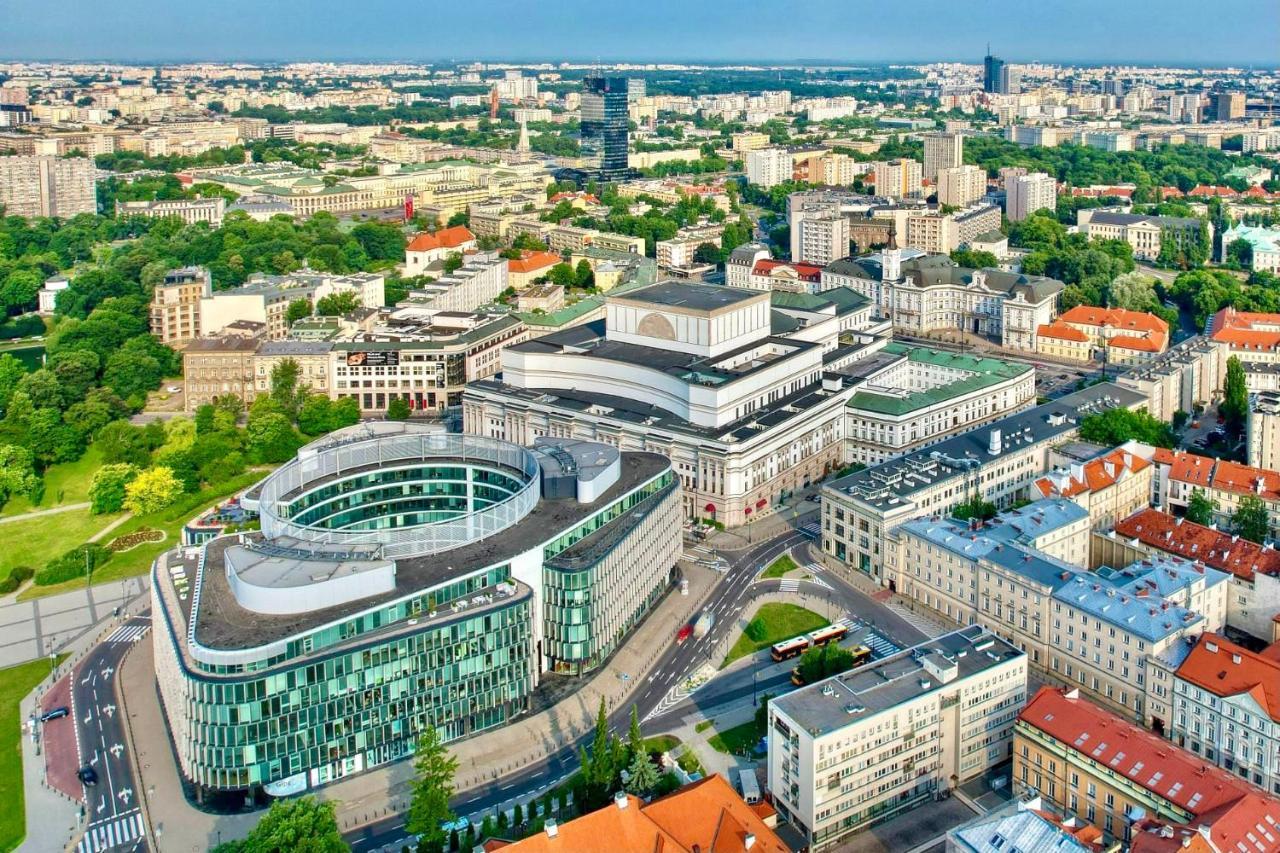 Super Apartament Green Rondo Onz Metro Nowe Wifi 300 Mb/S Aircondition Netflix Spotify Warsaw Luaran gambar